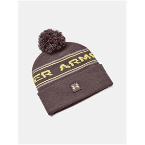 Hnědá čepice Under Armour UA Men's Halftime Pom Beanie