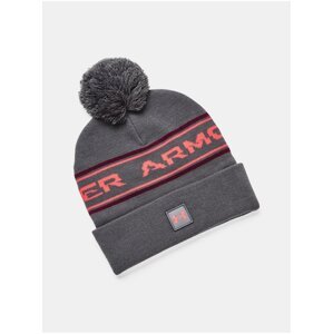 Šedá čepice Under Armour UA Men's Halftime Pom Beanie