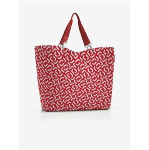 Červená dámská vzorovaná velká shopper taška Reisenthel Shopper XL