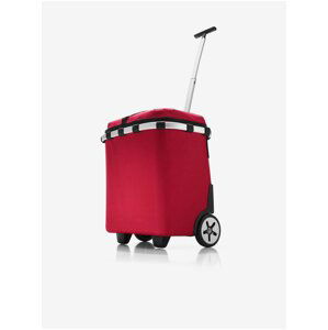 Červený nákupní vozík na kolečkách Reisenthel CarryCruiser Iso