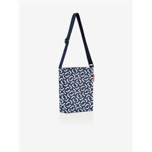 Tmavě modrá dámská vzorovaná kabelka přes rameno Reisenthel Shoulderbag S Signature Navy