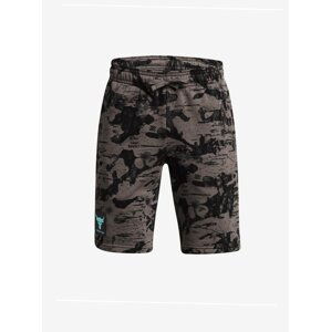 Tmavě šedé kraťasy Under Armour Pjt Rck Boys Terry Short Pt