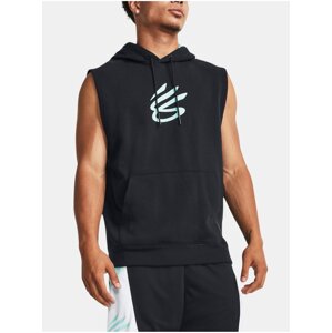 Černá mikina Under Armour Curry Fleece SLVLS Hoodie