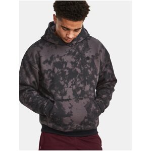 Tmavě šedá mikina Under Armour Curry Acid Wash Hoodie