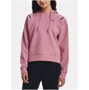 Růžová sportovní mikina Under Armour Unstoppable Flc Hoodie