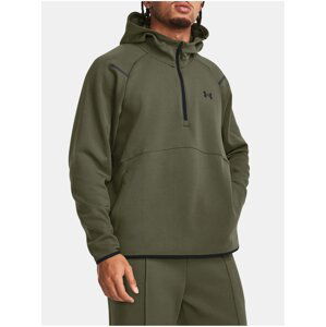 Khaki sportovní mikina Under Armour UA Unstoppable Flc Hoodie