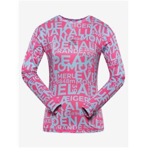 Tmavě růžové dámské sportovní tričko ALPINE PRO Lousa