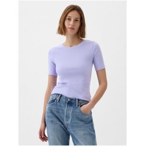 Světle fialové dámské basic tričko GAP