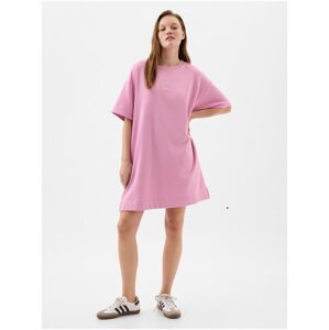 Růžové dámské oversize šaty GAP