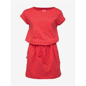Červené dámské vzorované šaty LOAP Baskela