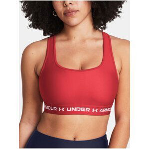 Červená sportovní podprsenka Under Armour UA Crossback Mid Bra