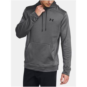 Šedá pánská mikina s kapucí Under Armour UA Armour Fleece Hoodie