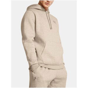 Světle hnědá mikina Under Armour UA Essential Fleece Hoodie