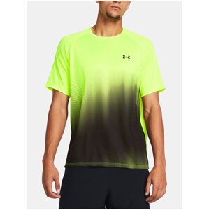 Světle zelené sportovní tričko Under Armour UA Tech Fade SS