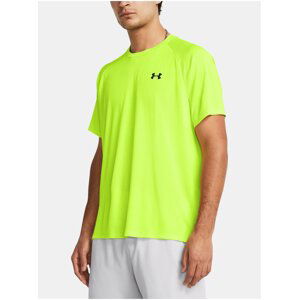 Neonově zelené sportovní tričko Under Armour UA Tech Textured SS