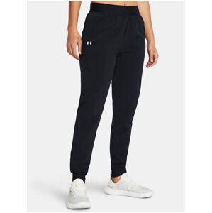 Černé sportovní kalhoty Under Armour ArmourSport High Rise Wvn Pnt