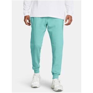 Tyrkysové tepláky Under Armour UA Rival Fleece Joggers