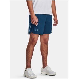 Tmavě modré sportovní kraťasy Under Armour UA LAUNCH 7'' GRAPHIC SHORT