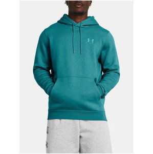 Petrolejová mikina Under Armour UA Essential Fleece Hoodie