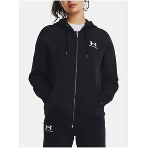 Černá mikina Under Armour Essential Fleece FZ