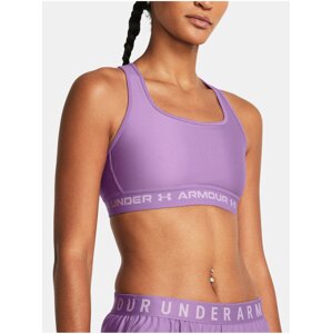 Světle fialová sportovní podprsenka Under Armour Crossback Mid Bra