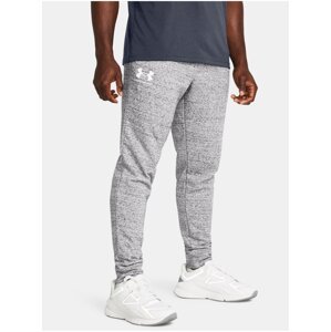 Světle šedé sportovní tepláky Under Armour UA Rival Terry Jogger