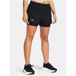 Černé sportovní kraťasy Under Armour UA Fly By 2-in-1 Shorts