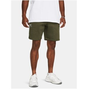 Khaki kraťasy Under Armour UA Essential Fleece Shorts