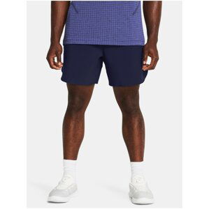 Tmavě modré sportovní kraťasy Under Armour UA Peak Woven Shorts