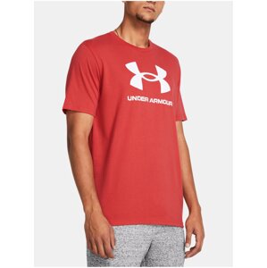 Červené tričko Under Armour UA SPORTSTYLE LOGO UPDATE SS