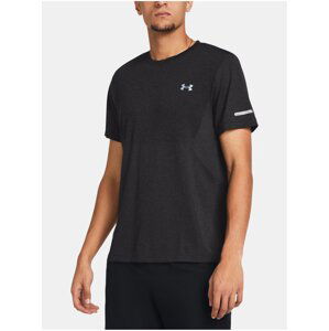 Tmavě šedé sportovní tričko Under Armour UA SEAMLESS STRIDE SS