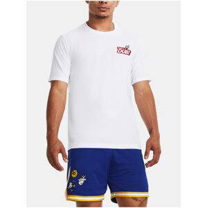 Bílé sportovní tričko Under Armour UA CURRY DUB GOAT SS