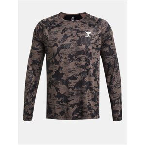 Hnědé tričko Under Armour Pjt Rck IsoChill LS