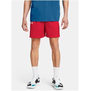 Červené sportovní kraťasy Under Armour UA Baseline Short