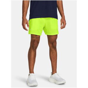 Světle zelené sportovní kraťasy Under Armour UA LAUNCH 5'' SHORTS