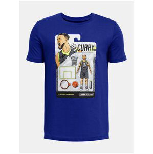 Tmavě modré tričko Under Armour Curry Animated Tee 1