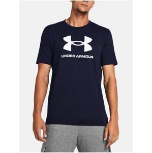 Tmavě modré tričko Under Armour UA SPORTSTYLE LOGO UPDATE SS