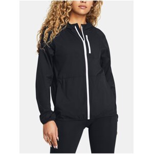 Černá bunda Under Armour LAUNCH LIGHTWEIGHT JKT