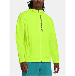 Žlutá sportovní bunda Under Armour OUTRUN THE STORM JACKET