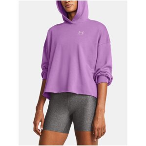 Fialová sportovní mikina Under Armour UA Rival Terry OS Hoodie