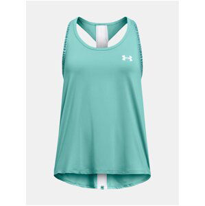 Tyrkysové sportovní tílko Under Armour Knockout Tank