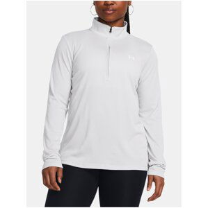 Světle šedá sportovní mikina Under Armour Tech Textured 1/2 Zip