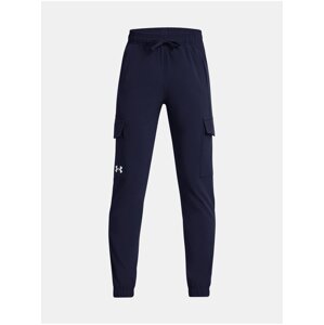 Tmavě modré sportovní kalhoty Under Armour UA Pennant Woven Cargo Pant