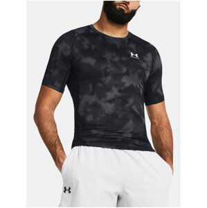 Černé sportovní tričko Under Armour UA HG Armour Printed SS