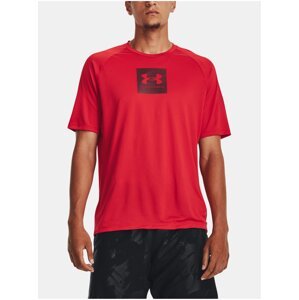 Červené sportovní tričko Under Armour UA Tech Prt Fill SS