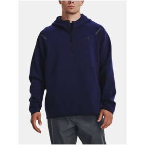 Tmavě modrá sportovní mikina Under Armour UA Unstoppable Flc Hoodie