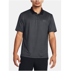 Černé vzorované sportovní polo tričko Under Armour UA Perf 3.0 Printed Polo