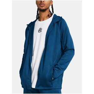 Modrá sportovní bunda Under Armour Curry Playable Jacket