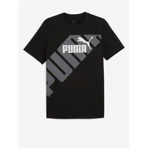 Černé pánské tričko Puma Power Graphic Tee