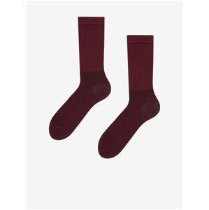 Vínové dámské veselé ponožky Dedoles